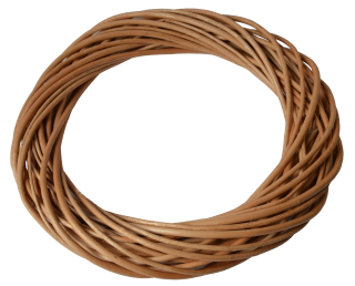 Prútený prútený veniec prútený vrkoč 15 cm