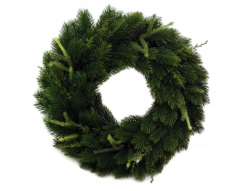 Veniec na dvere - Slávnostné veniec Spruce ihličnatých Christmas 50 cm