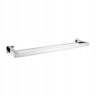 Vešiak - Dvojitý vešiak na uteráky 62 cm mosadz Omnires