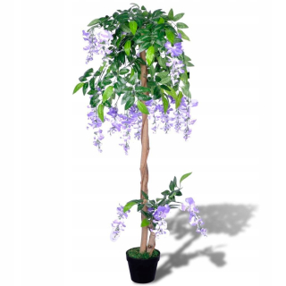 Wisteria. Umelá rastlina s hrniec hrniec. Dekorácie