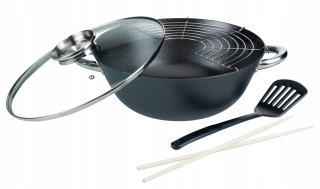 Panvica - Wok-set liatiny 32cm GSW