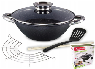 Wok panvica - Liatina Liatina s vekom indukciu 32 cm