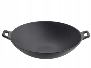 Wok panvica - Liatina liatina liatinová 30,5 cm ťažké cast