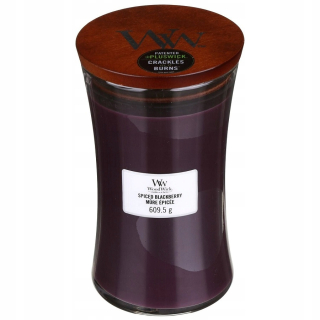 Tradičná sviečka Spiced Blackberry Woodwick 1 ks.