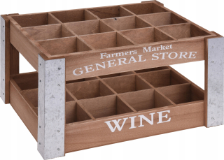 Stojan na víno - Nádherná drevená box pre alkohol