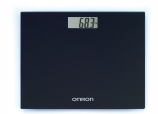 Kúpeľňa hmotnosť omron hn289 Midnight Black HN-289-