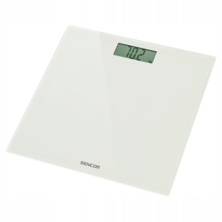 Hmotnosť kúpeľne Sencor SBS 2301WH až 150 kg skla