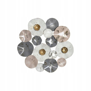 DKD DKD Wall Decoration Grey Metal White Metal