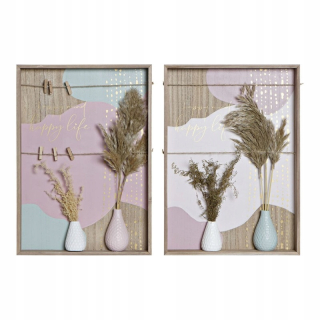 DKD DOMOV DECONCE DECORÁCIA DECORÁCIA MDF Wood (35 x