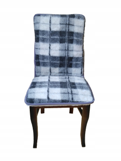 Prikrývka na posteľ - Bunning Runex Wool 99 x 44 cm biely, odtiene šedej