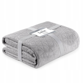 Prikrývka na posteľ - KOC Ameliahome Polyester 220 x 200 cm odtiene červenej