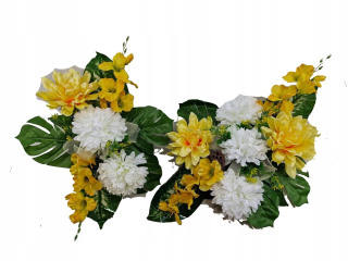Wiazanka Headdress pre hrobový cintorín set mhr