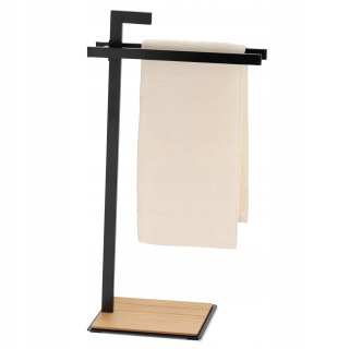 Vešiak - Kela Dubový vešiak na uteráky 30x24x82,5cm kovový dr