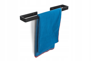Vešiak - Kúpeľňa vešiak na uterák 50 cm čierny podkrovie