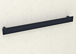 Vešiak - Uterák Hanger 80x6 cm, čierny matt patrón
