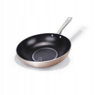 Wok panvica - Wok 28 cm Rose zlaté Diamant mince