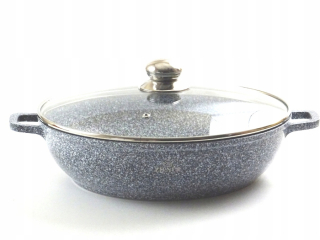 Panvica - Wok veľká keramická panvica indukcie 32 cm. 7070