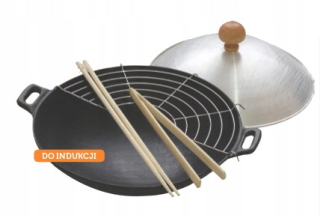 Wok panvica - Liatina WOK 31cm Graczki Kłączki Zest for Life