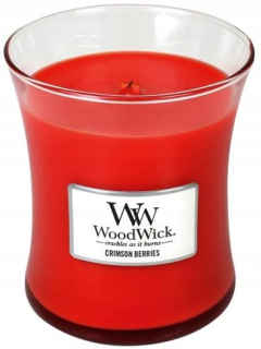 Tradičná sviečka Crimson Berries Woodwick 1 ks.