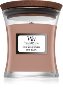 Tradičné sójové sviečky kameň umyté sede Woodwick 1 ks.