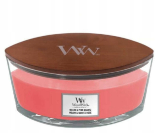 Tradičná sójová sviečka melón a ružový Quartz Woodwick 1 ks.