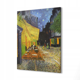 Cash výtlačok 60x80 kaviareň v Night Van Gogh