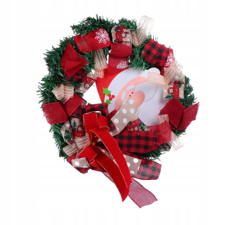 Veniec na dvere - Xmas Decor veniec jemný festivalový veniec