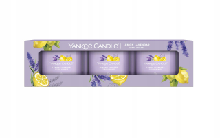 Tradičná sviečka parafín citrónová levanduľa Yankee Candle 3 PCS.