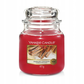 Tradičná sviečka Sparkling Cinnamon Yankee Candle 1 ks.