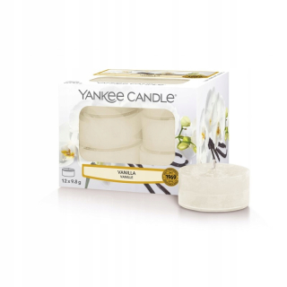 Tradičná sviečka parafín Vanilla Yankee Candle 12 PCS.
