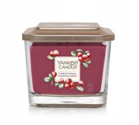 Tradičné parafínové sviečky kandiz Cranberry Yankee Sviečka 1 ks.