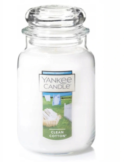 Dekoratívna sviečka čistá bavlna Yankee Sviečka 1 ks.
