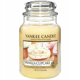 Tradičná parafínová sviečka Vanilla Cupcake Yankee Candle 1 ks.