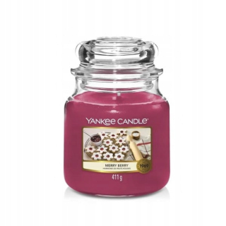 Tradičná sviečka Merry Berry Yankee Candle 1 PC.