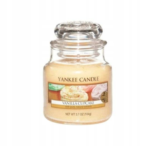 Tradičná sviečka parafín vanillia cupcake Yankee Sviečka