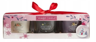 Vonná parafínová sviečka Snow Globe Wonderland Yankee Candle 3 ks.