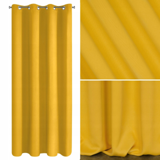 Hotový záves - Záves so zatemňovacími krúžkami 135 cm x 250 cm
