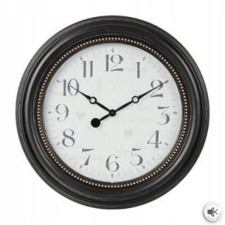 Hodiny - Hodiny 50 cm čierna pokoj loft