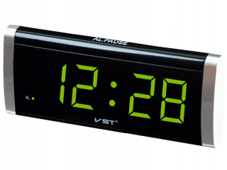 Hodiny - LED digitálne hodiny - VST - USB 24h - Budík
