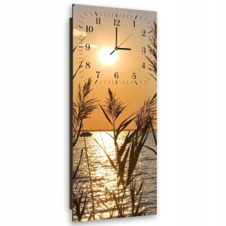 Hodiny - Nástenné hodiny na západ slnka DECO PANEL 25x65