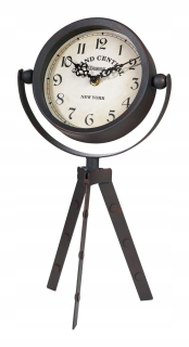 Hodiny - Stolové hodiny Retro 37 cm stanice STYLE statív
