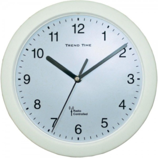 Hodiny - Radio hodiny DCF 25cm Biela Sam Vyberie!
