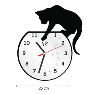 Hodiny - Hodiny visí plexisklo plexisklo, lov cat ZW-2