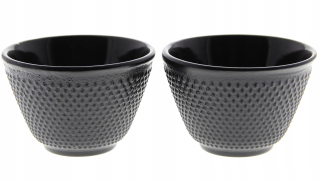 Čajník, kanvica na čaj - Liatina 2x čierny čaj cup set