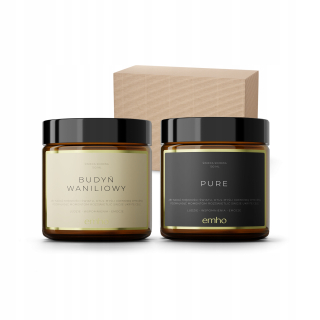 Scéna Candle Soy Vanilla Pudding + Pure Emho 2 ks.