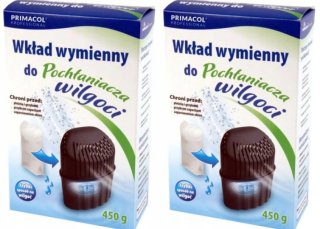 Pohlcovač vlhkosti - 2xprimacolová sada absorbéra vlhkosti 450 ml