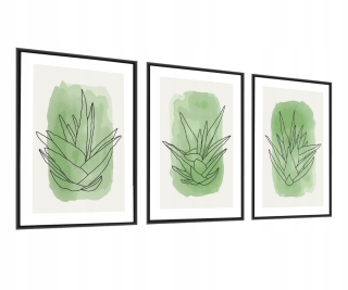 SET 3X Plagát Minimalizmus Sketch Sucking 60x80