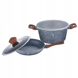Sada hrncov - 4-KUSOVÁ SADA CASSEROLE 24CM BERLINGER HAUS