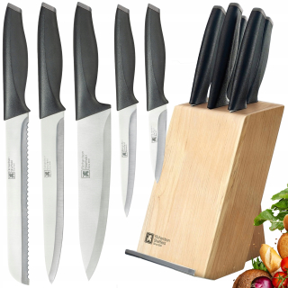Sada nožov v bloku Advantage Richardson Sheffield s knihou stánok Tablet 5 PCS.