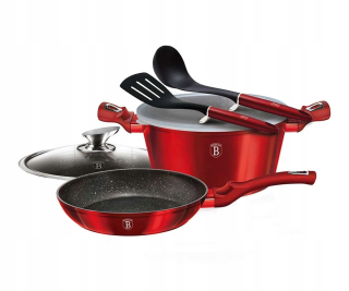 Sada hrncov - Sada 6 EL. Pot + Berlinger Granite FRYING PAN